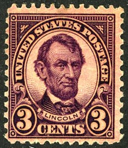 U.S. #635 MINT OG NH STAINS 