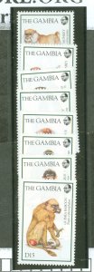 Gambia #1542-9  Single (Complete Set)