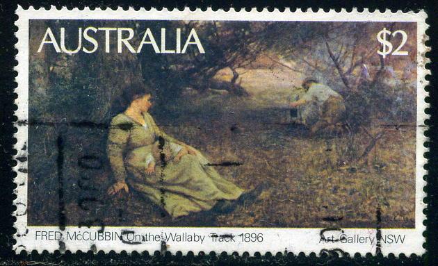 Australia - Scott #575 - $2 - On the Wallaby Track - Used