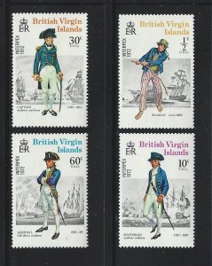 British Virgin Islands MNH SC 237-240