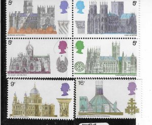 GB #589-594-(MNH) CV $1.50