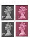 Great Britian #623-24 MNH Corner Block of 4. Queen Elizabeth II.