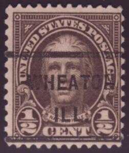US Precancel Wheaton Illinois 7020