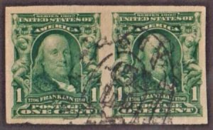 US 314 Bureau & Regular Issues VF - XF Used Pair cv $40