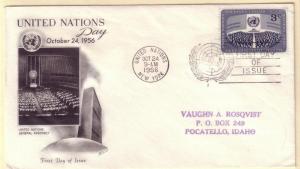 United Nations FDC Sc. # 45 UN Day   L 127