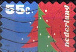 NETHERLANDS,  1999 used 55c, Christmas