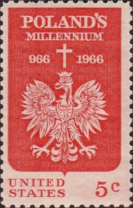 # 1313 MINT NEVER HINGED ( MNH ) POLISH MILLENNIUM