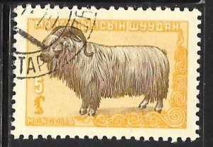 Mongolia 149: 5m Goat, CTO, VF