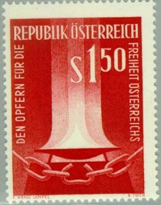 Austria 1961 MNH Stamps Scott 659 Second World War II Sacrifices for Freedom