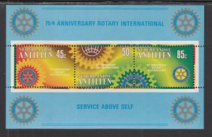 Netherlands Antilles 451a Rotary Souvenir Sheet NH VF