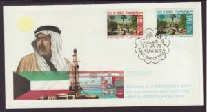 Kuwait 776-777 IYC 1979 Fleetwood U/A FDC