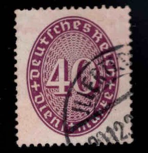 Germany Scott o78  Used official stamp