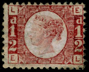 SG48, ½d rose-red plate 20, M MINT. Cat £350. EL 