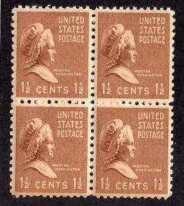 805 Mint,OG,NH... Block of 4... SCV $1.00