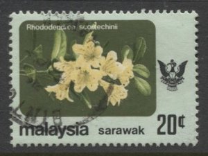 STAMP STATION PERTH Sarawak #253 Flowers FU