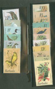 Barbados #495-506/507-511 Mint (NH) Single