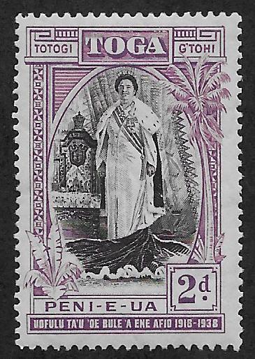 TONGA SC# 71  FVF/MLH 1938