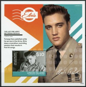 Union Island Gren St Vincent 2014 MNH Elvis Presley His Life in Stamps 1v S/S I