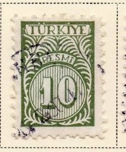 Turkey 1959 Early Issue Fine Used 10k. 086028