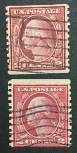 MOMEN: US #454-455 USED #24642