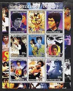 KYRGYZSTAN SHEET BRUCE LEE ACTORS CINEMA