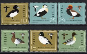 Thematic stamps POLAND 1985 DUCKS 3011/6 mint