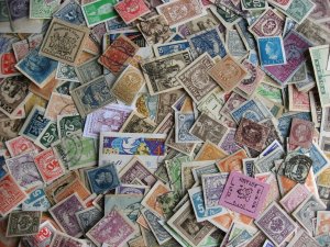 400 mostly European imperf stamps some stationery etc Duplicates mixed condition