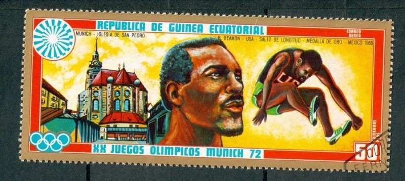 Equatorial Guinea Munich O;ympics used CTO single