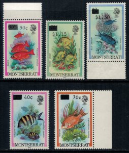 Montserrat #507-8,11-2,5* NH  CV $5.05  (#515 surface scrape)