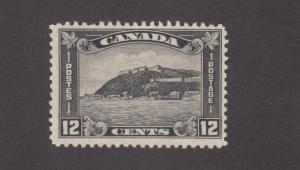 CANADA # 174 VF-MNH 12cts GREY BLACK QUEBEC CITADEL CAT VALUE $100