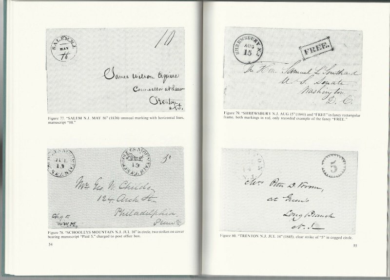 Postal Markings of New Jersey Stampless Covers, by William C, Coles, Jr.