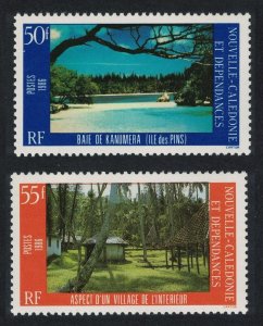 New Caledonia Landscapes 2v 1st 1986 MNH SG#782-783