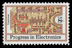 PCBstamps   US #1501 8c Electronics - Transistors, MNH, (30)