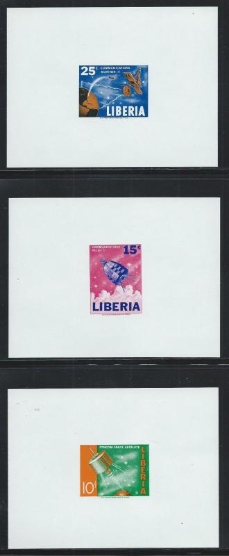 LIBERIA SC# 415-7 IMPF PRESENTATION SHEETS VF/MNH 1964