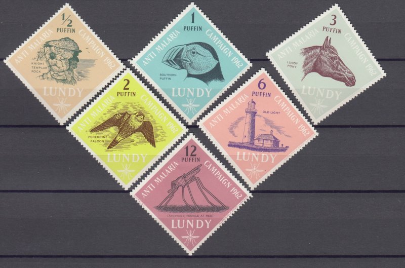 J39045  jlstamps,1962 lundy anti malaria set mh medicine #