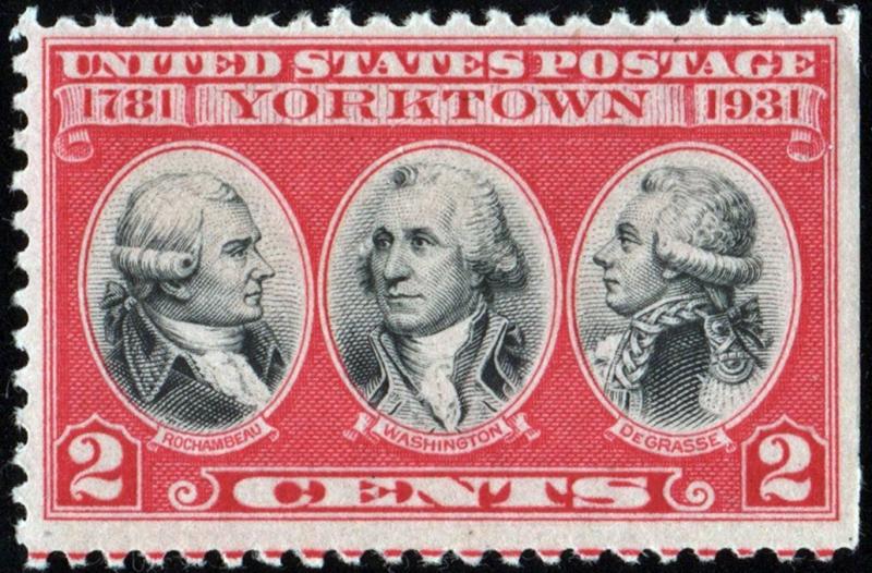 SC#703 2¢ Battle of Yorktown (1931) MNH