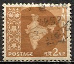 India: 1960; Sc. # 303,  Used Wmk. 324 Single Stamp