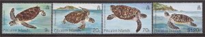 Pitcairn Islands - 1986 Turtles, Green Sea, Hawksbill - 4 Stamp Set #266-9