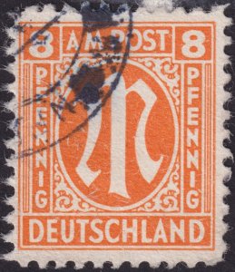 Germany Occupation - AMG Issue 1945-46, Type II #3N1-3N20 vf u