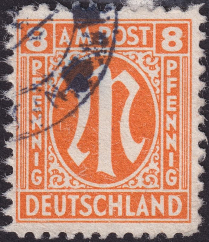 Germany Occupation - AMG Issue 1945-46, Type II #3N1-3N20 vf u