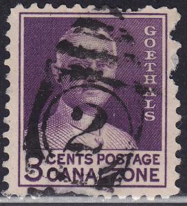 Canal Zone 117 USED 1934 Gen George Washington Goethals