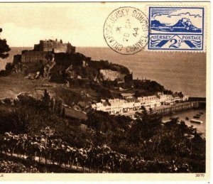 Channel Is JERSEY WW2 Card *Cheapside* Scarce Office CDS VIEW SIDE 1945 MA847