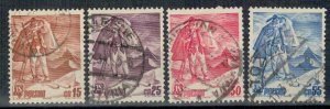 Poland 1939 Used Stamps Scott 335-338 Sport Skiing Championships