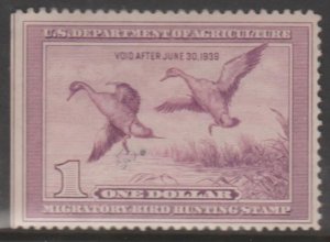 U.S. Scott #RW5 Duck Stamp - Mint Single