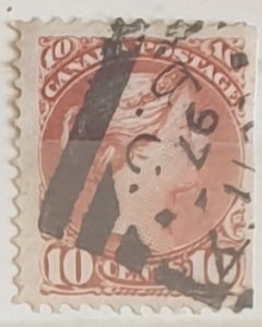 Canada Postage Stamp 1870 Used Condition SG111