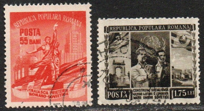 Romania Sc #910-911 Used