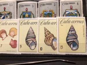 World mint never hinged Flower Shields & Shells stamps Ref 60882