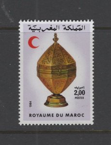 Morocco #583 (1984 Red Crescent issue) VFMNH CV $0.70