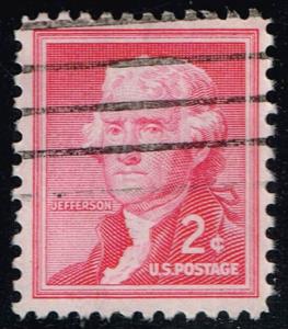 US #1033 Thomas Jefferson; Used (0.25)