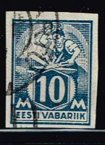 Estonia, Sc.#64 used,  Definitive Issue - Professions (1922-1925)